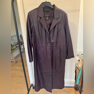 Centigrade Women’s leather trench coat